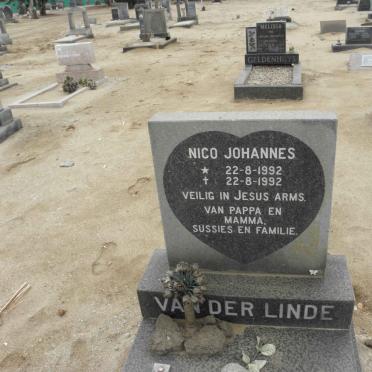 LINDE Nico Johannes, van der 1992-1992