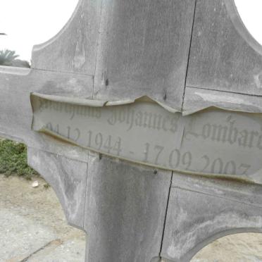 LOMBARD Marthinus Johannes 1944-2007