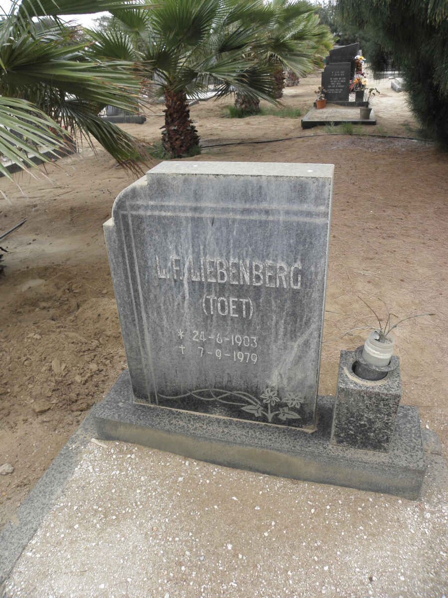 LIEBENBERG L.F. 1903-1979