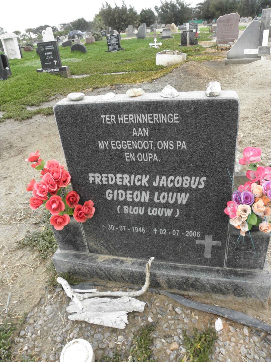 LOUW Frederick Jacobus Gideon 1946-2006