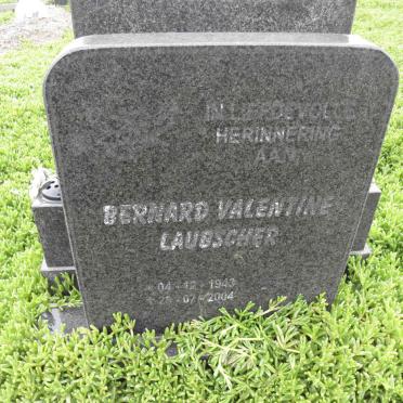 LAUBSCHER Bernard Valentine 1943-2004