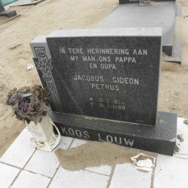 LOUW Jacobus Gideon Petrus 1924-1989