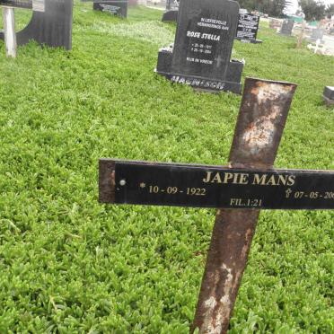 MANS Japie 1922-2005