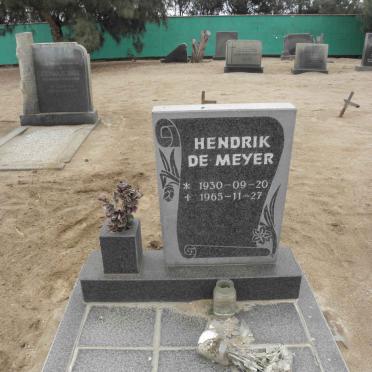 MEYER Hendrik, de 1930-1965