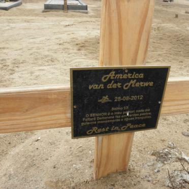 MERWE America, van der -2012