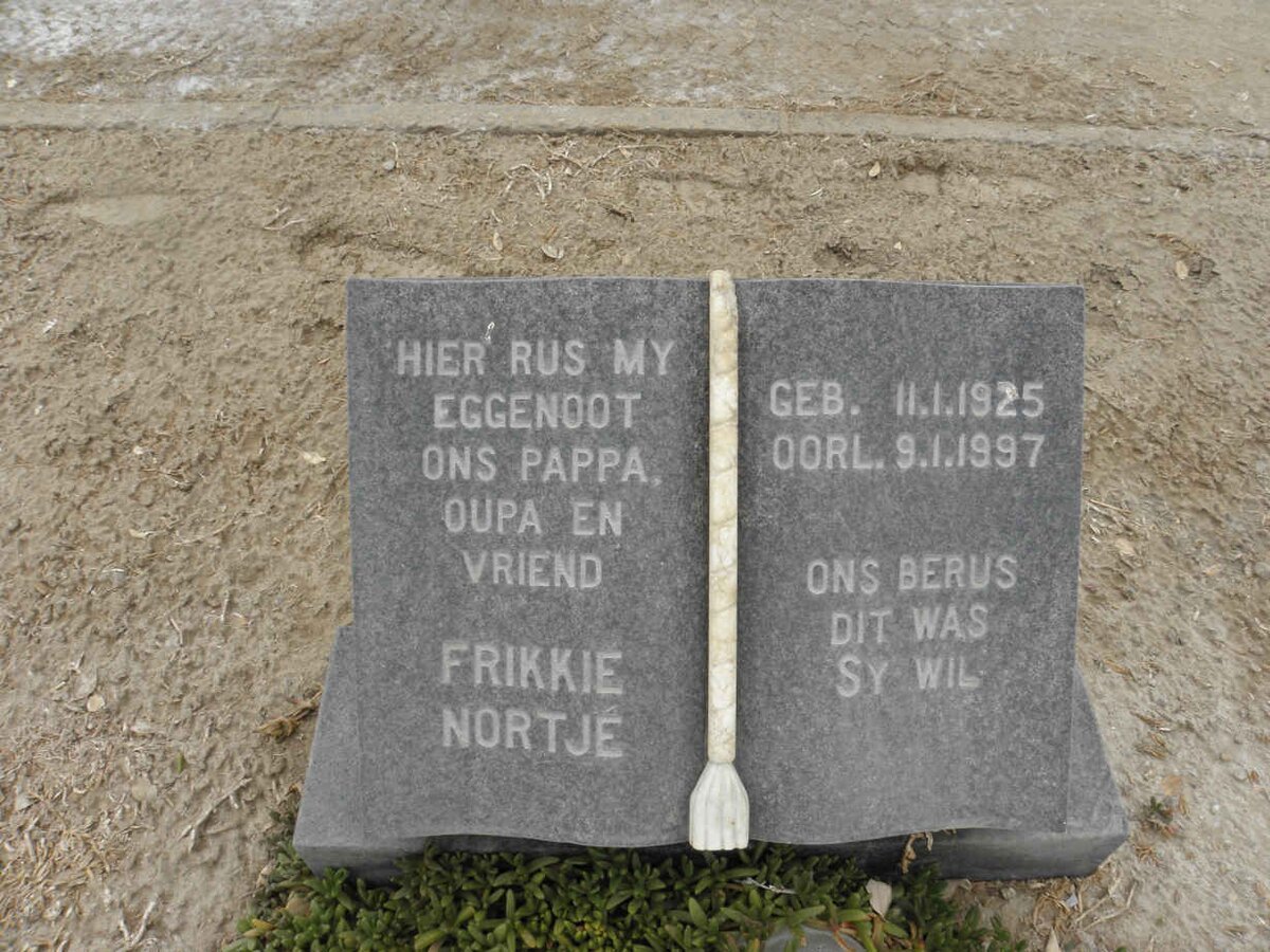 NORTJE Frikkie 1925-1997