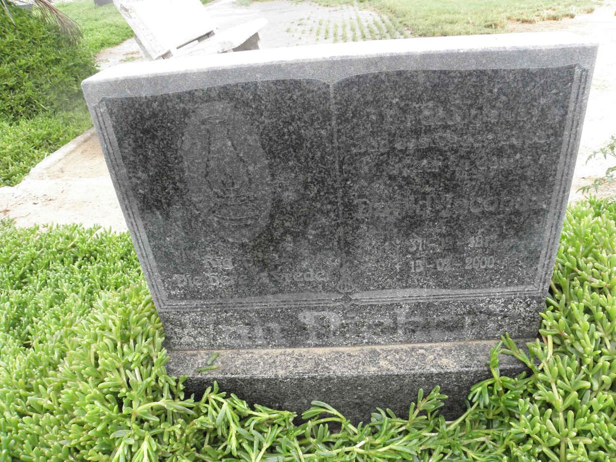 NIEKERK David Jacobus,van 1913-2000