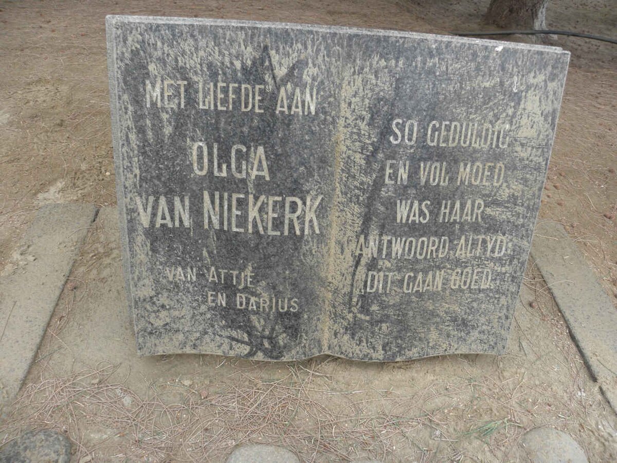 NIEKERK Olga, van 