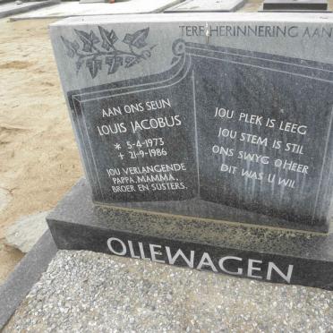 OLLEWAGEN Louis Jacobus 1973-1986