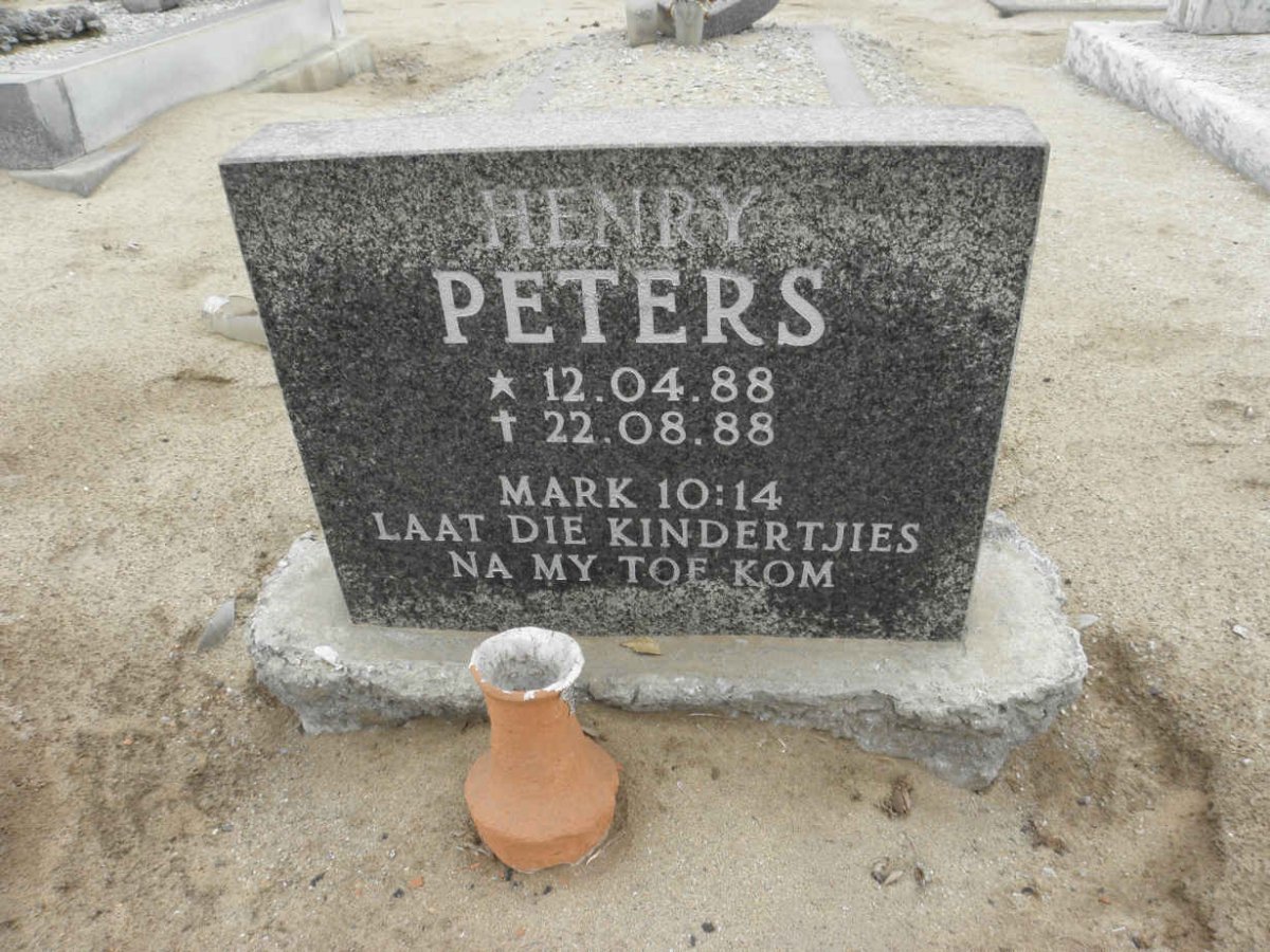 PETERS Henry 1988-1988