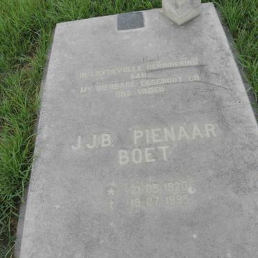 PIENAAR J.J.B. 1920-1995