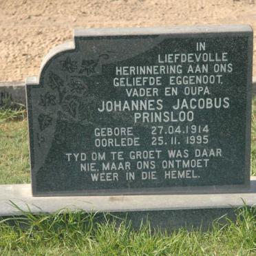 PRINSLOO Johannes Jacobus 1914-1995