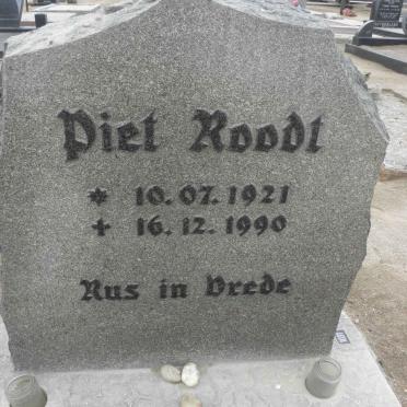 ROODT Piet 1921-1990