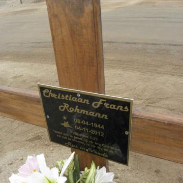 ROHMANN Christiaan Frans 1944-2012