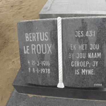 ROUX Bertus, le 1916-1978