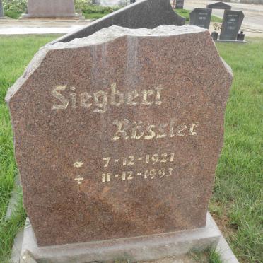 ROSSLER Siegbert 1921-1993