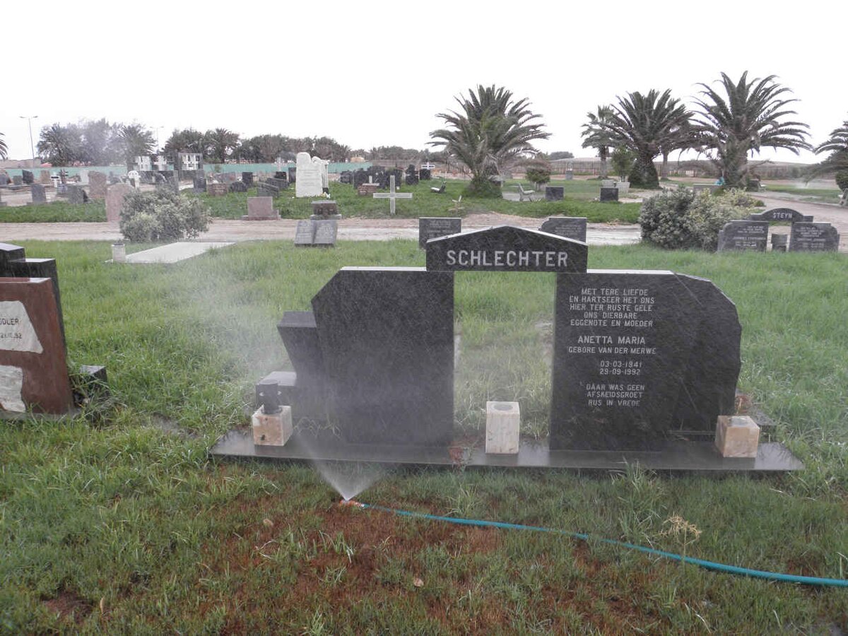 SCHLECHTER Anetta Maria nee VAN DER MERWE 1941-1992