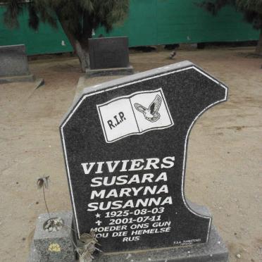 VIVIERS Susara Maryna Susanna 1925-2001