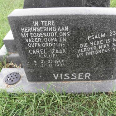 VISSER Carel Izaak 1906-1993