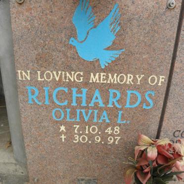 RICHARDS Olivia L. 1948-1997