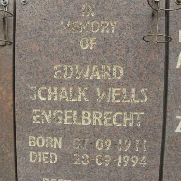 ENGELBRECHT Edward Schalk Wells 1911-1994