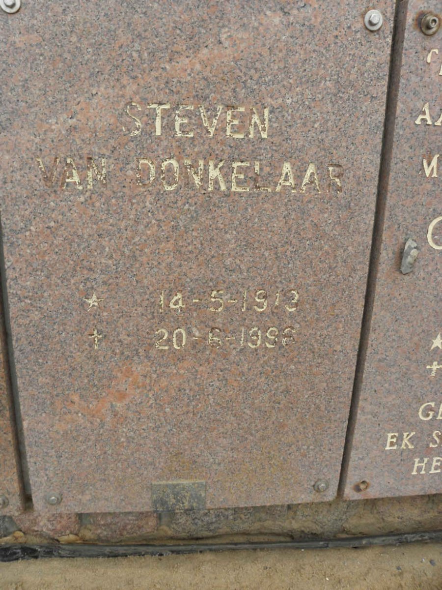 DONKELAAR Steven, van 1913-1998