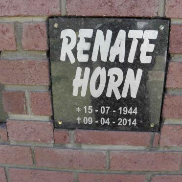 HORN Renate 1944-2014