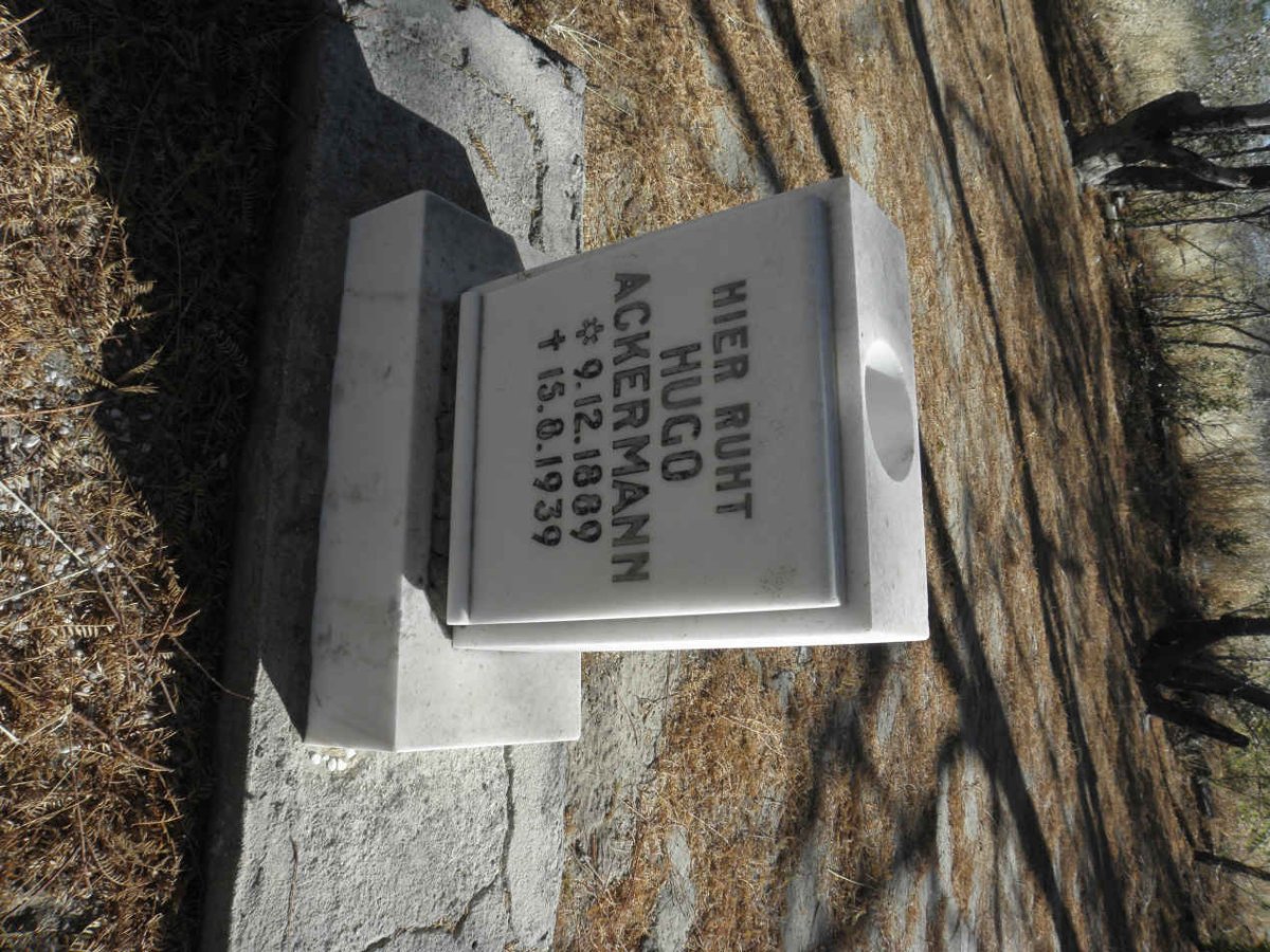 ACKERMANN Hugo 1889-1939