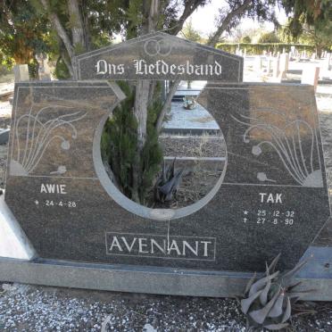AVENANT Awie 1928- &amp; Tak 1932-1990