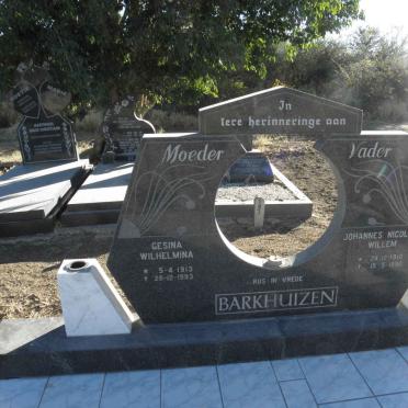 BARKHUIZEN Johannes Nicolaas Willem 1910-1990 &amp; Gesina Wilhelmina 1913-1993