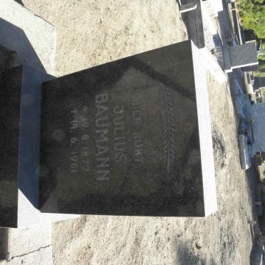 BAUMANN Julius 1872-1961