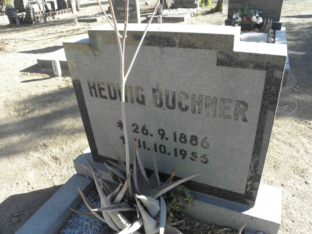 BUCHNER Hedwig 1886-1956