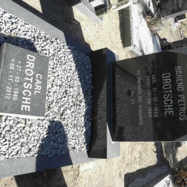 DROTSCHE Barend Petrus 1924-1980 :: DROTSCHE Carl 1949-2012