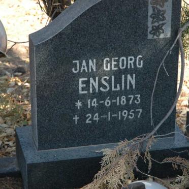 ENSLIN Jan Georg 1873-1957