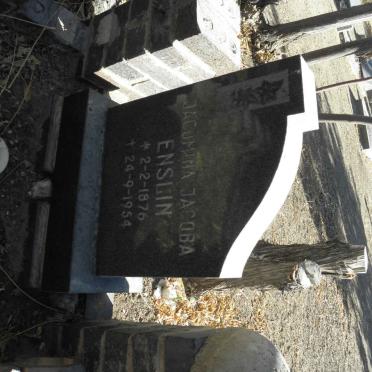 ENSLIN Jacomina Jacoba 1876-1954