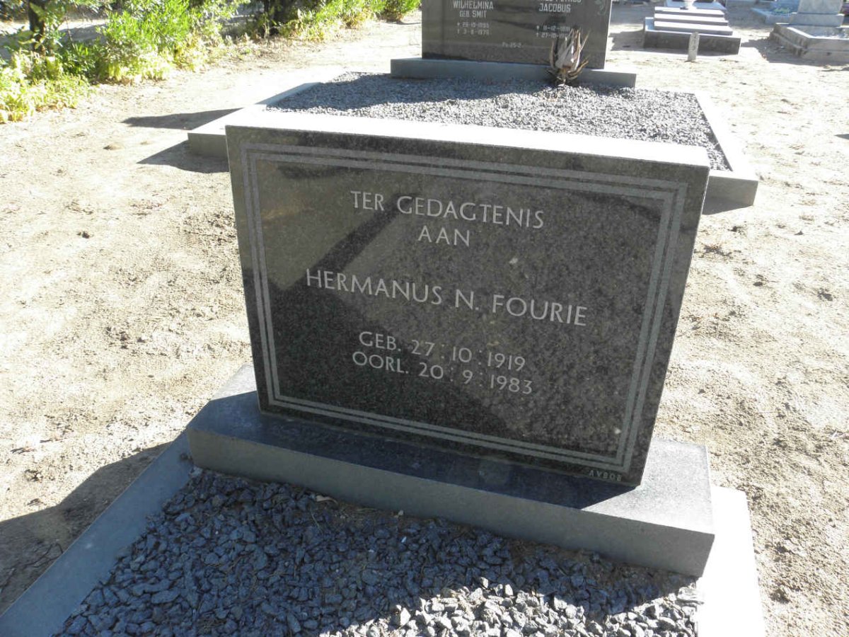 FOURIE Hermanus N. 1919-1983