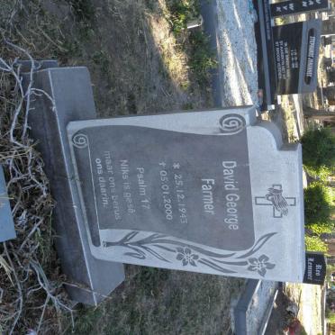 FARMER David George 1943-2000