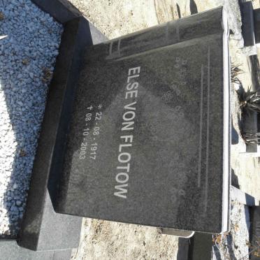 FLOTOW Wilhelm, von 1912-1968 &amp; Else 1917-2003