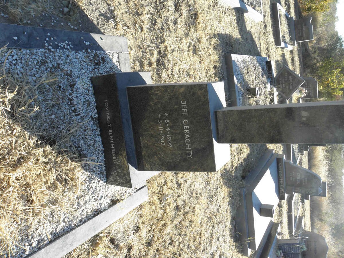 GERAGHTY Jeff 1909-1983