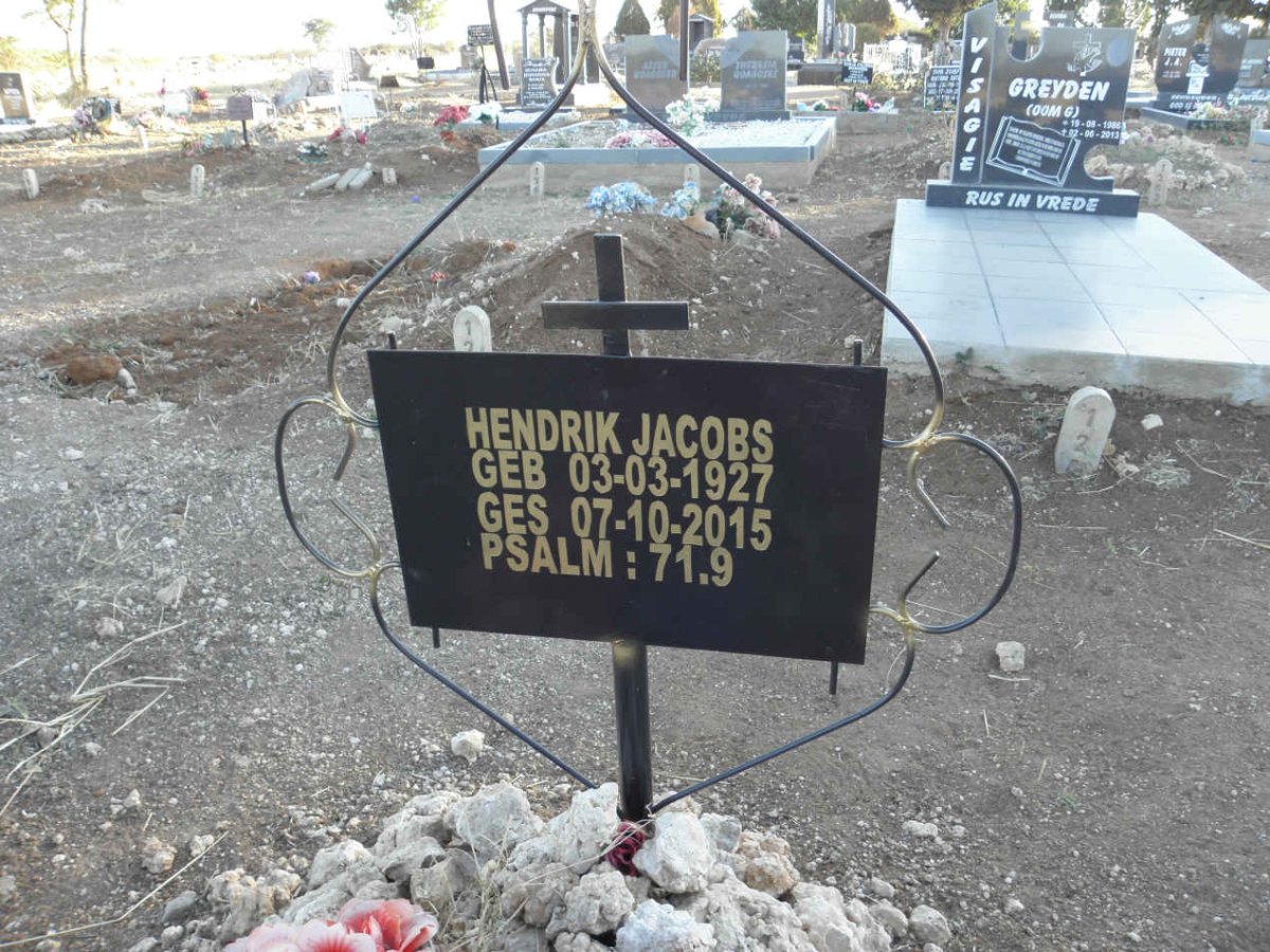 JACOBS Hendrik 1927-2015