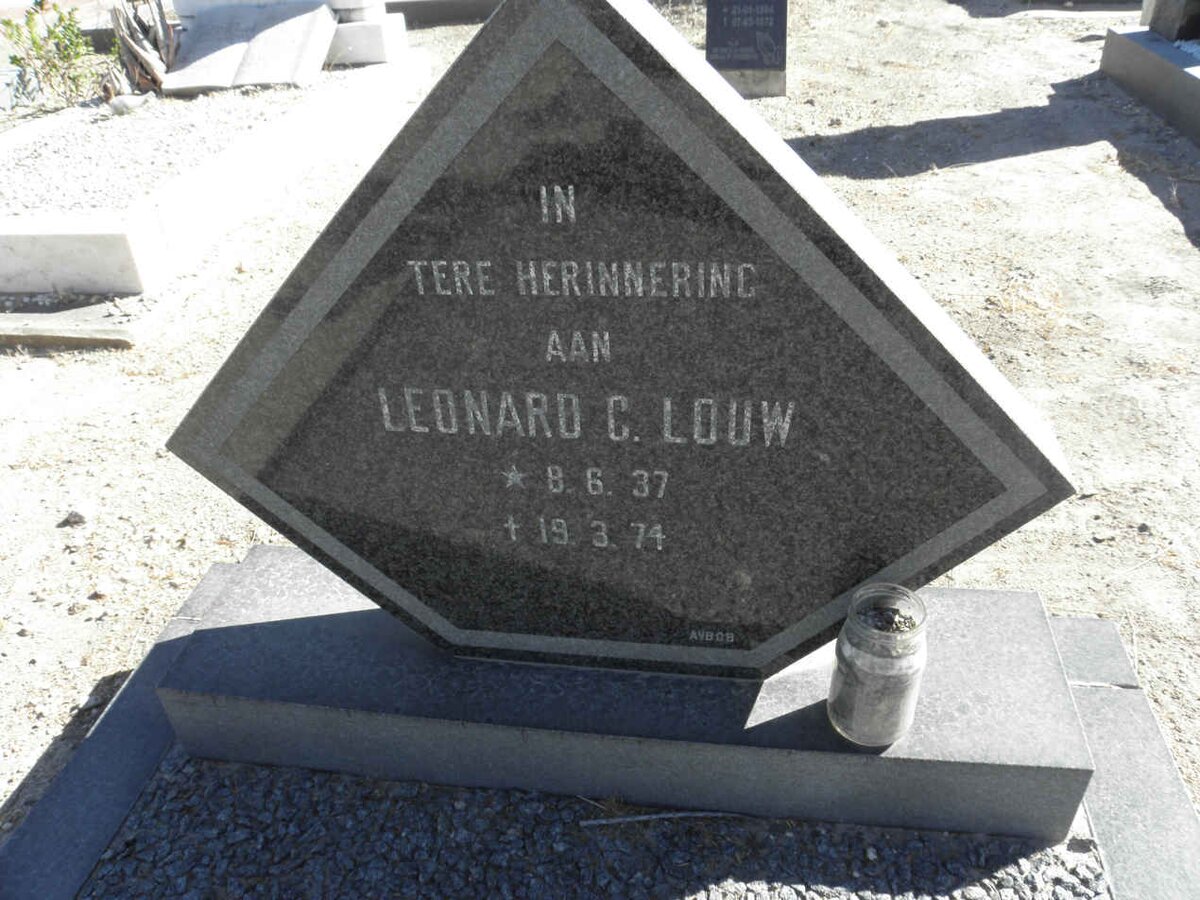 LOUW Leonard C. 1937-1974