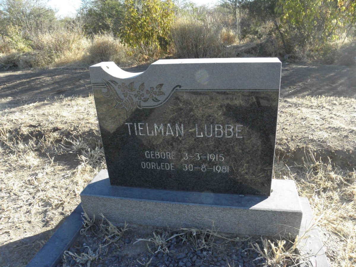 LUBBE Tielman 1915-1981