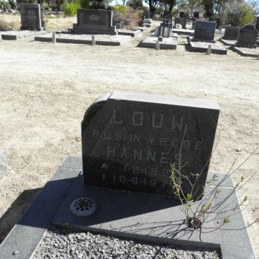 LOUW Hannes 192?-197?