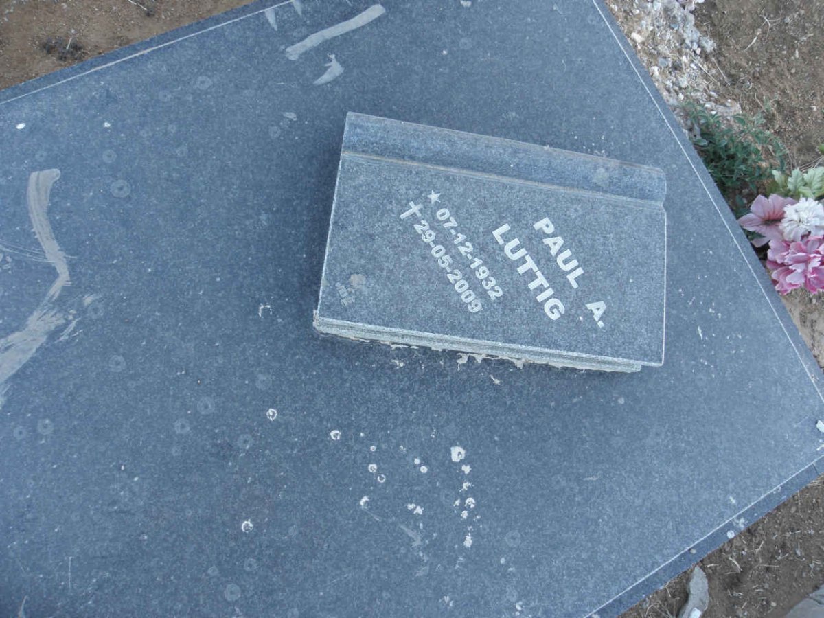 LUTTIG Paul A. 1932-2009