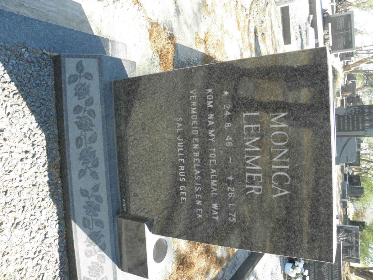 LEMMER Monica 1946-1975