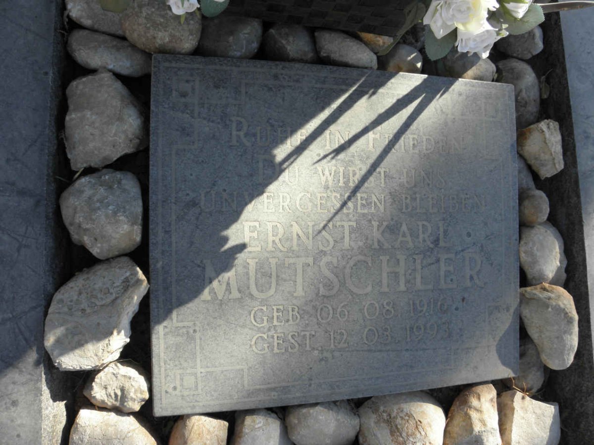 MUTSCHLER Ernst Karl 1916-1993