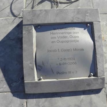 MARAIS Jacob J. 1924-2006