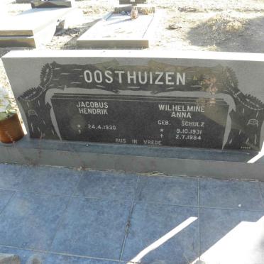 OOSTHUIZEN Jacobus Hendrik 1930- &amp; Wilhelmine Anna SCHULZ 1931-1984