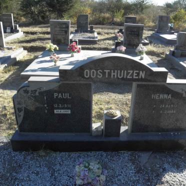 OOSTHUIZEN Paul 1911-1997 &amp; Henna 1911-1984