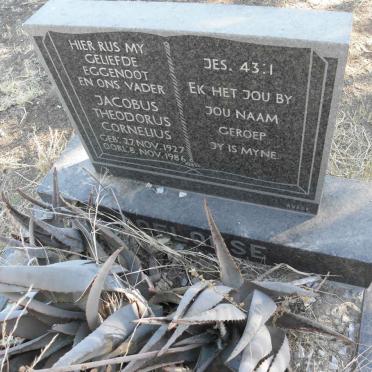 OELOFSE Jacobus Theodorus Cornelius 1927-1986 